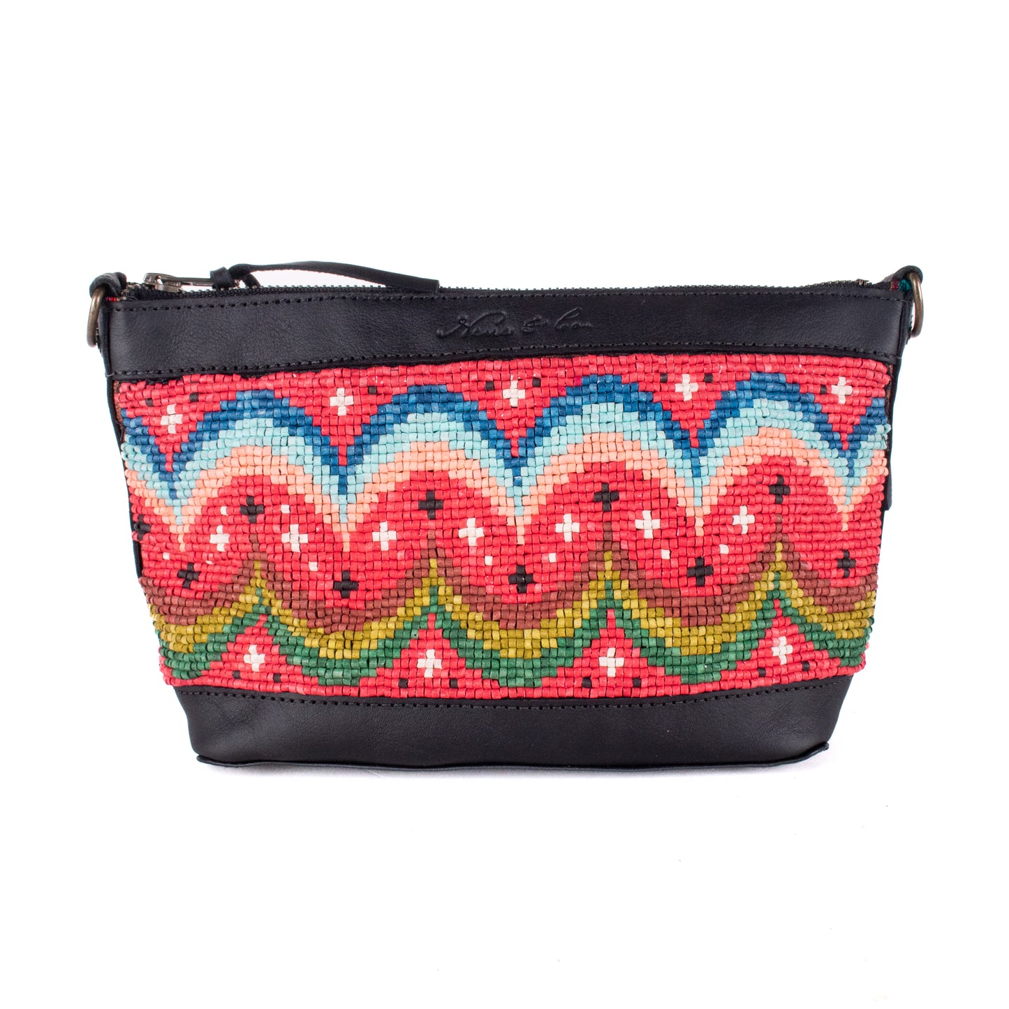 PERFECT NENITA - H&S BEADED PANEL - JAVANA - BLACK