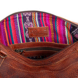 MEDIUM BEATRIZ CONVERTIBLE DAY BAG - FULL LEATHER - HONEY