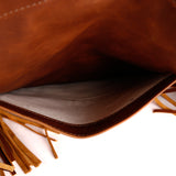 PERFECT FRINGE TOTE - OOAK HUIPIL - CAFE - NO. 10683