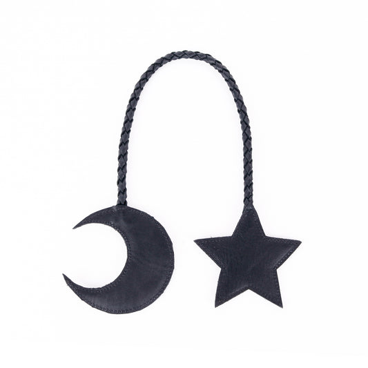 MOON & STAR TASSEL - BLACK