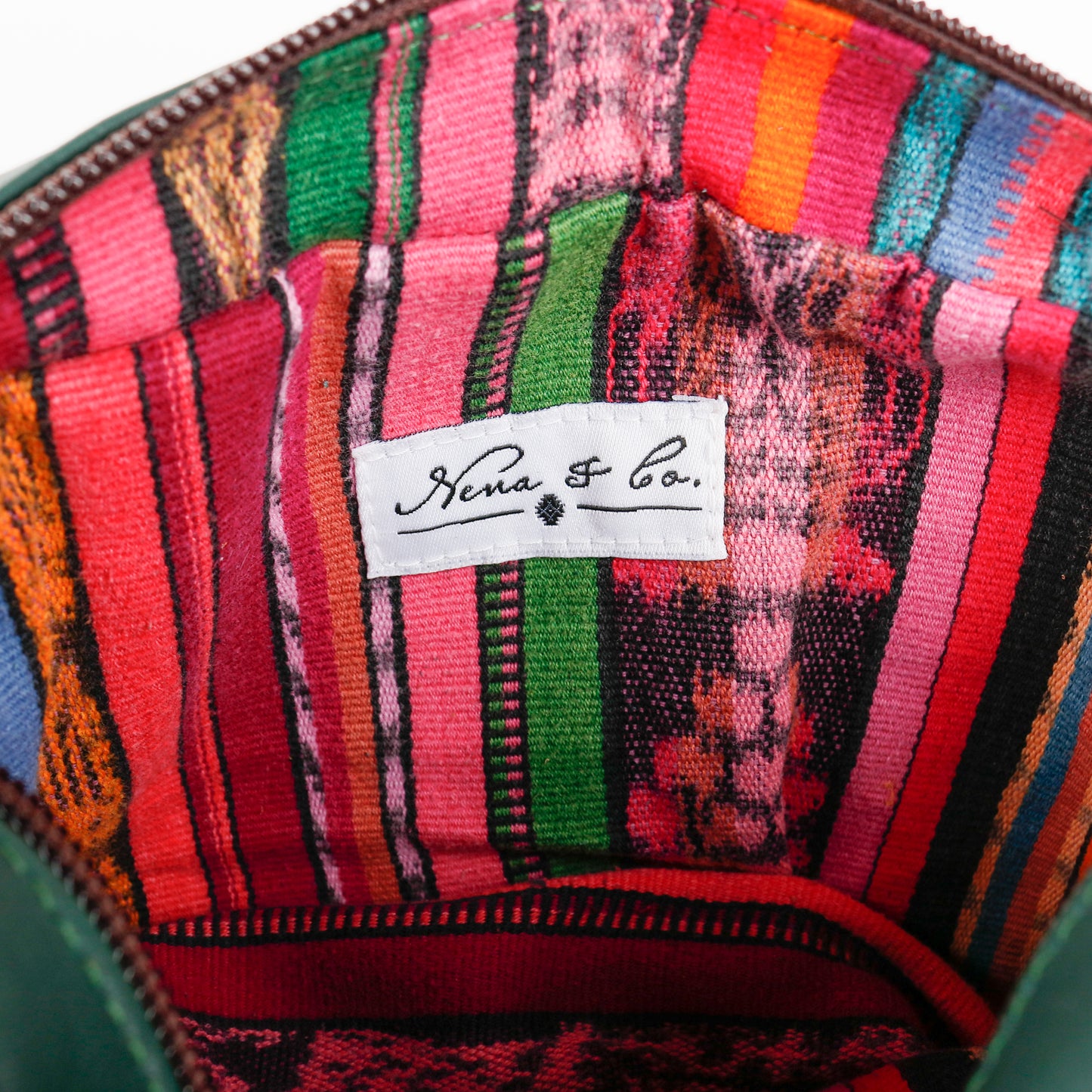 WANDER CROSSBODY BAG + STRAP SET - NENA STUDIO - FULL LEATHER IN GREEN