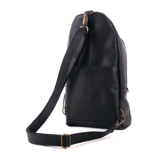 LARGE CROSSBODY SLING 2.0 - OOAK - BLACK - NO. 90107