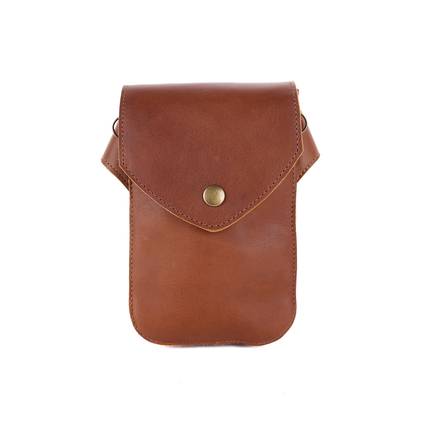 HIP SATCHEL - FULL LEATHER - CAFE