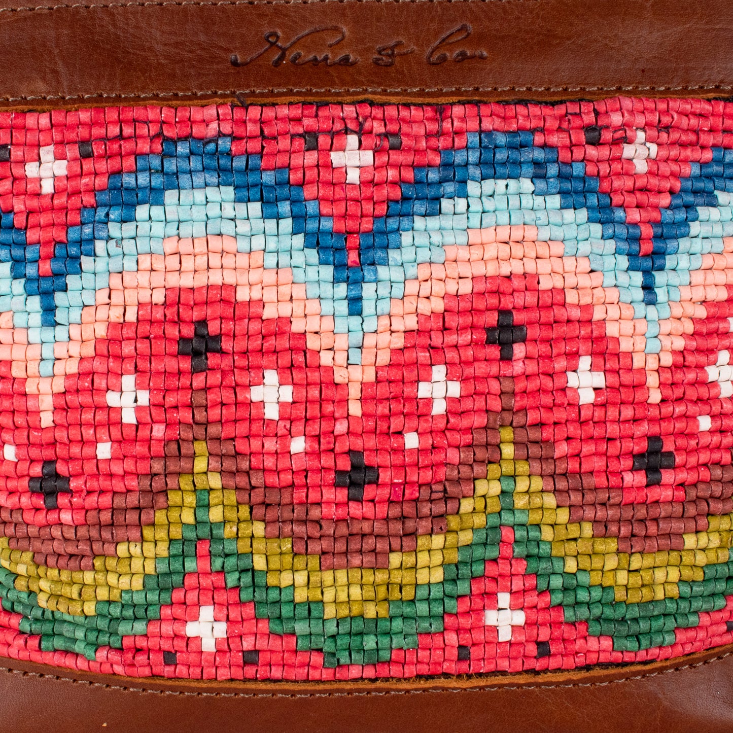 PERFECT NENITA - H&S BEADED PANEL - JAVANA - CAFE