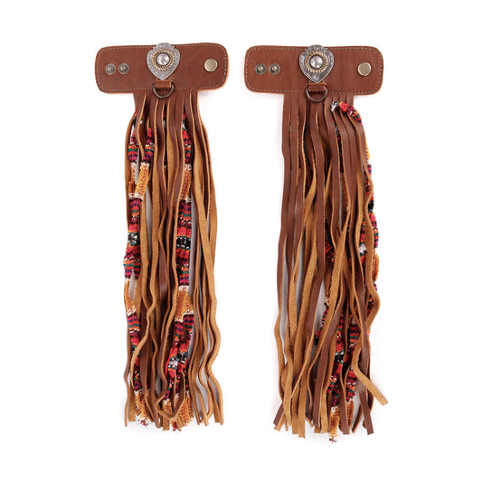 LAYERED TASSEL SET - ROPE SHIELD - CAFE