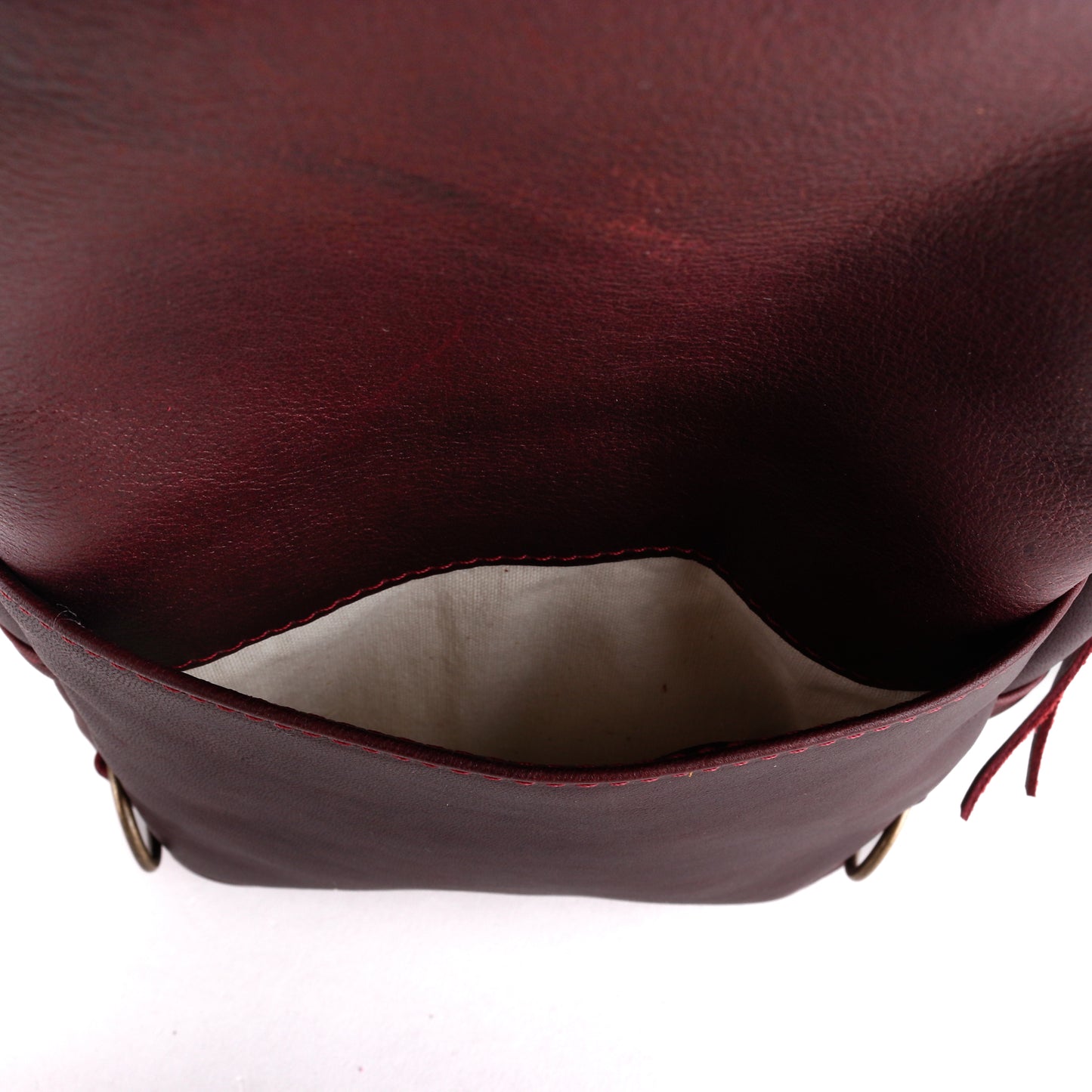 CROSSBODY SLING 2.0 - FULL LEATHER - NEW MOON ICON - VINO TINTO