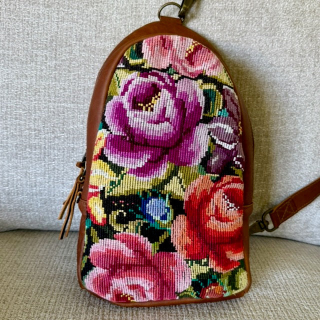 ALI'S STASH - CROSSBODY SLING 2.0 - OOAK - CAFE - NO. A-10027
