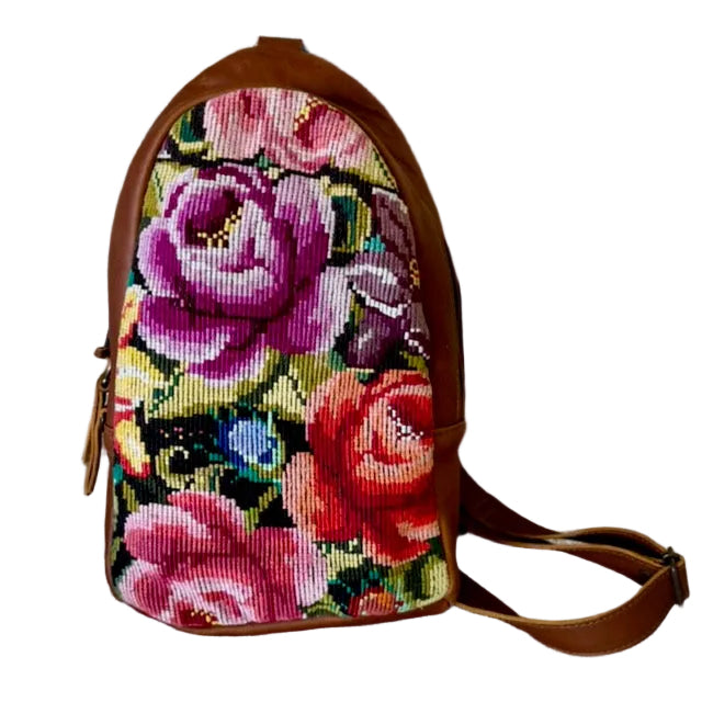 ALI'S STASH - CROSSBODY SLING 2.0 - OOAK - CAFE - NO. A-10027
