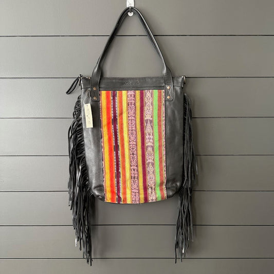PERFECT FRINGE TOTE - CORTE - BLACK - NO. 24161