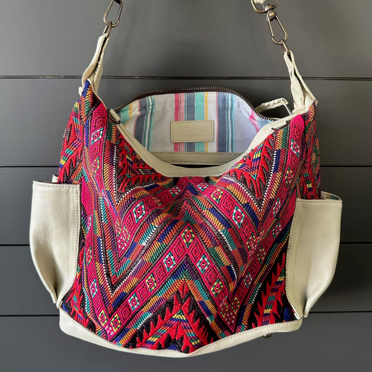 BEATRIZ MCDB + EVERYTHING CLUTCH SET - OOAK HUIPIL - BONE - 24185