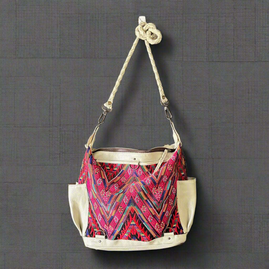 BEATRIZ MCDB + EVERYTHING CLUTCH SET - OOAK HUIPIL - BONE - 24185