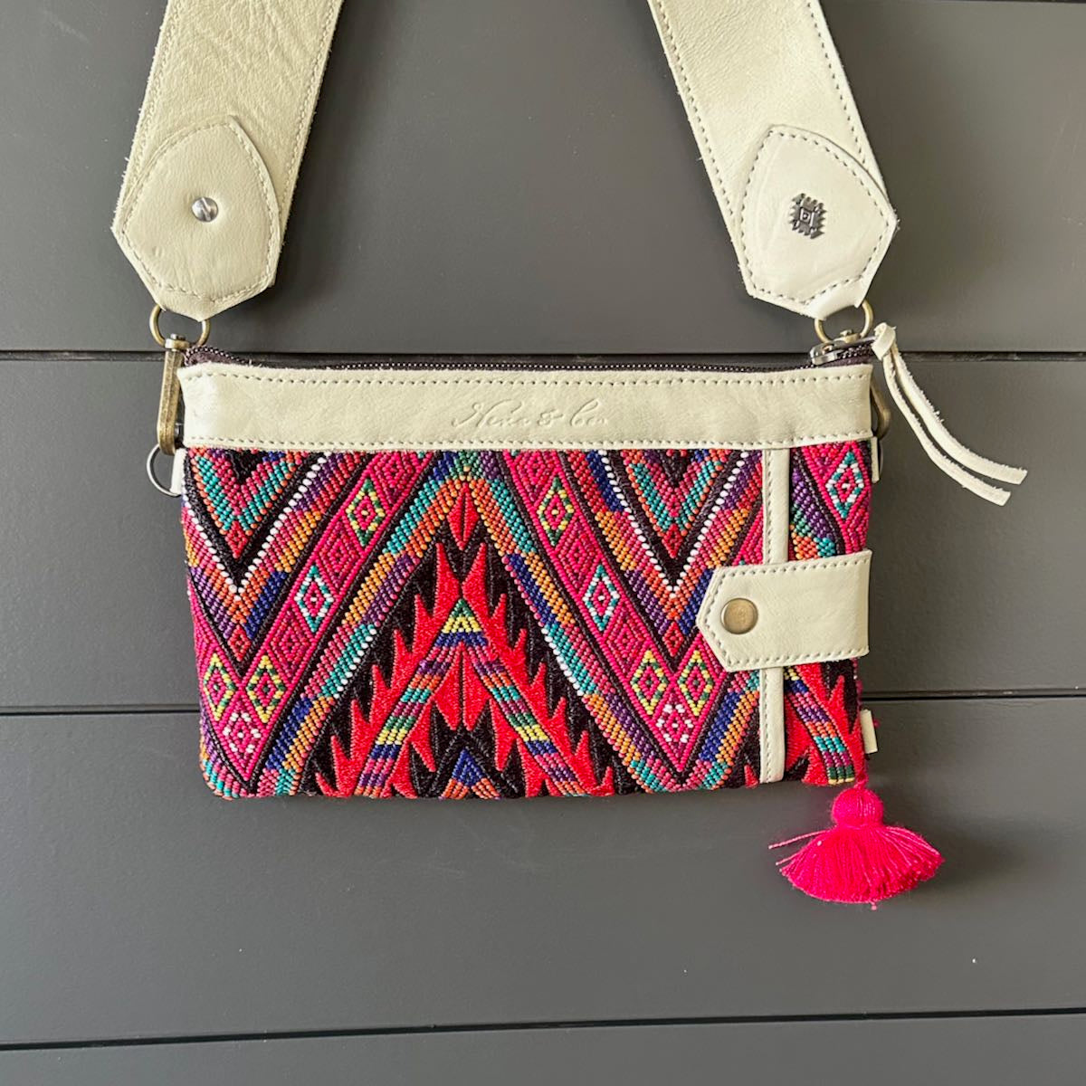 BEATRIZ MCDB + EVERYTHING CLUTCH SET - OOAK HUIPIL - BONE - 24185