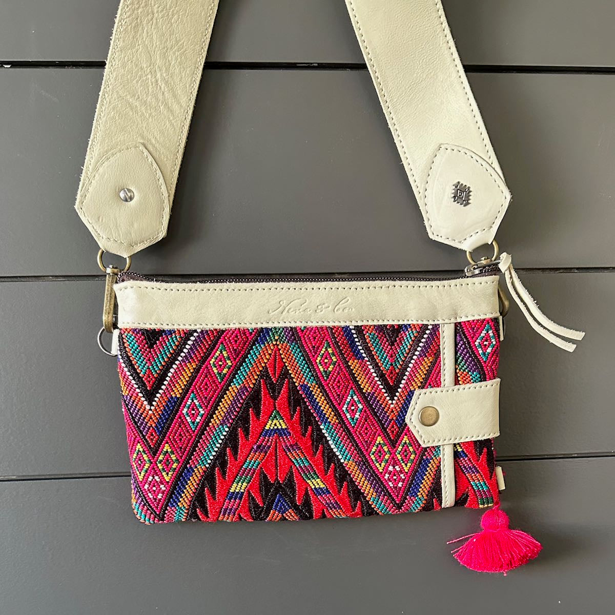 BEATRIZ MCDB + EVERYTHING CLUTCH SET - OOAK HUIPIL - BONE - 24185