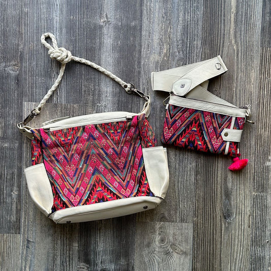 BEATRIZ MCDB + EVERYTHING CLUTCH SET - OOAK HUIPIL - BONE - 24185