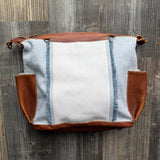 ALI'S STASH - BEATRIZ MCDB - UPCYCLED DENIM - CAFE - NO. A-10039