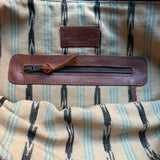 ALI'S STASH - TPB + STRAP SET - OOAK HUIPIL - CAFE - NO. A-10106