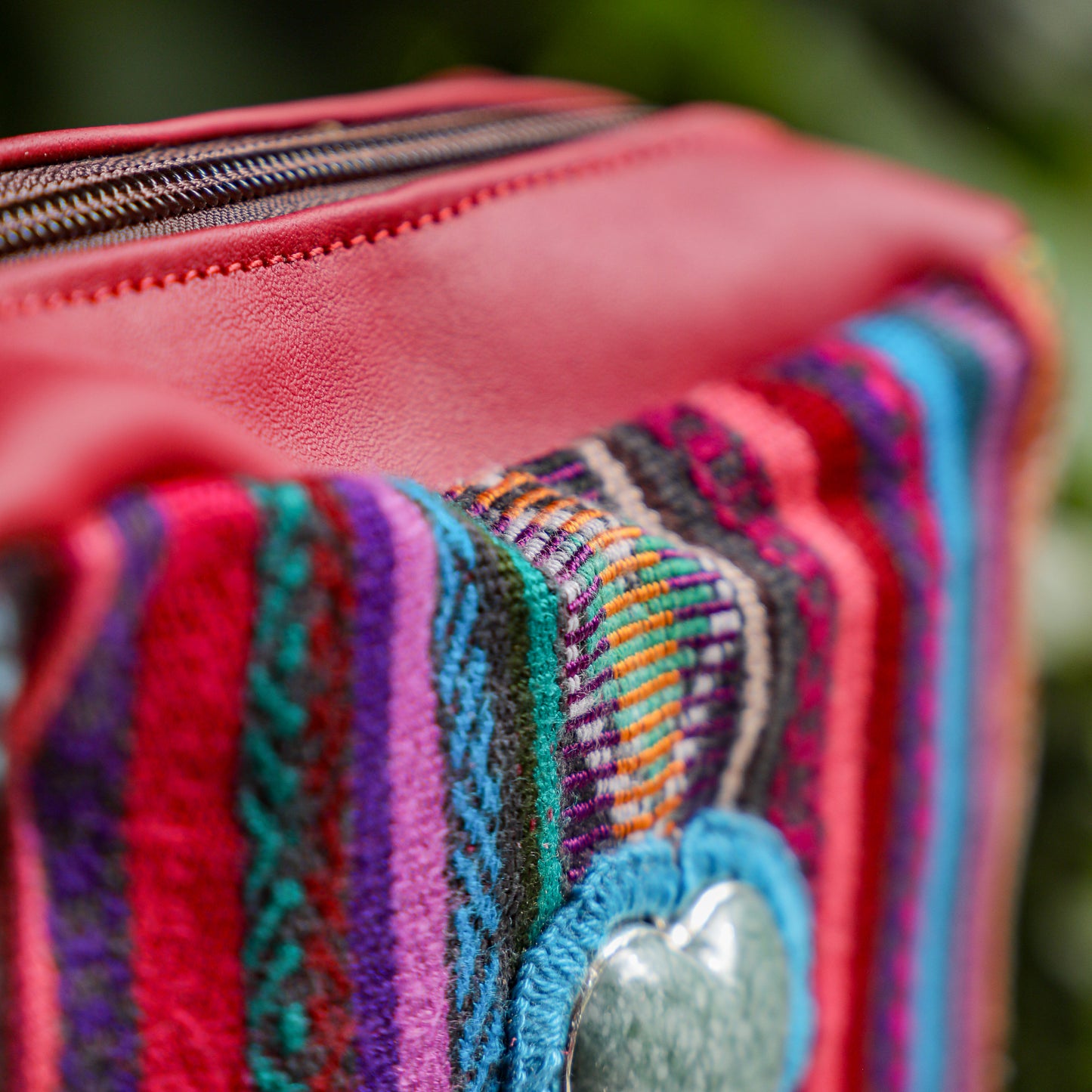 ♡ WANDER CROSSBODY BAG + STRAP SET - HEART JADE ♡ - CORTE - MAGENTA - NO. 19484
