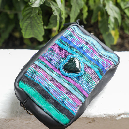 ♡ WANDER CROSSBODY BAG + STRAP SET - HEART JADE ♡ - CORTE - BLACK - NO. 19485