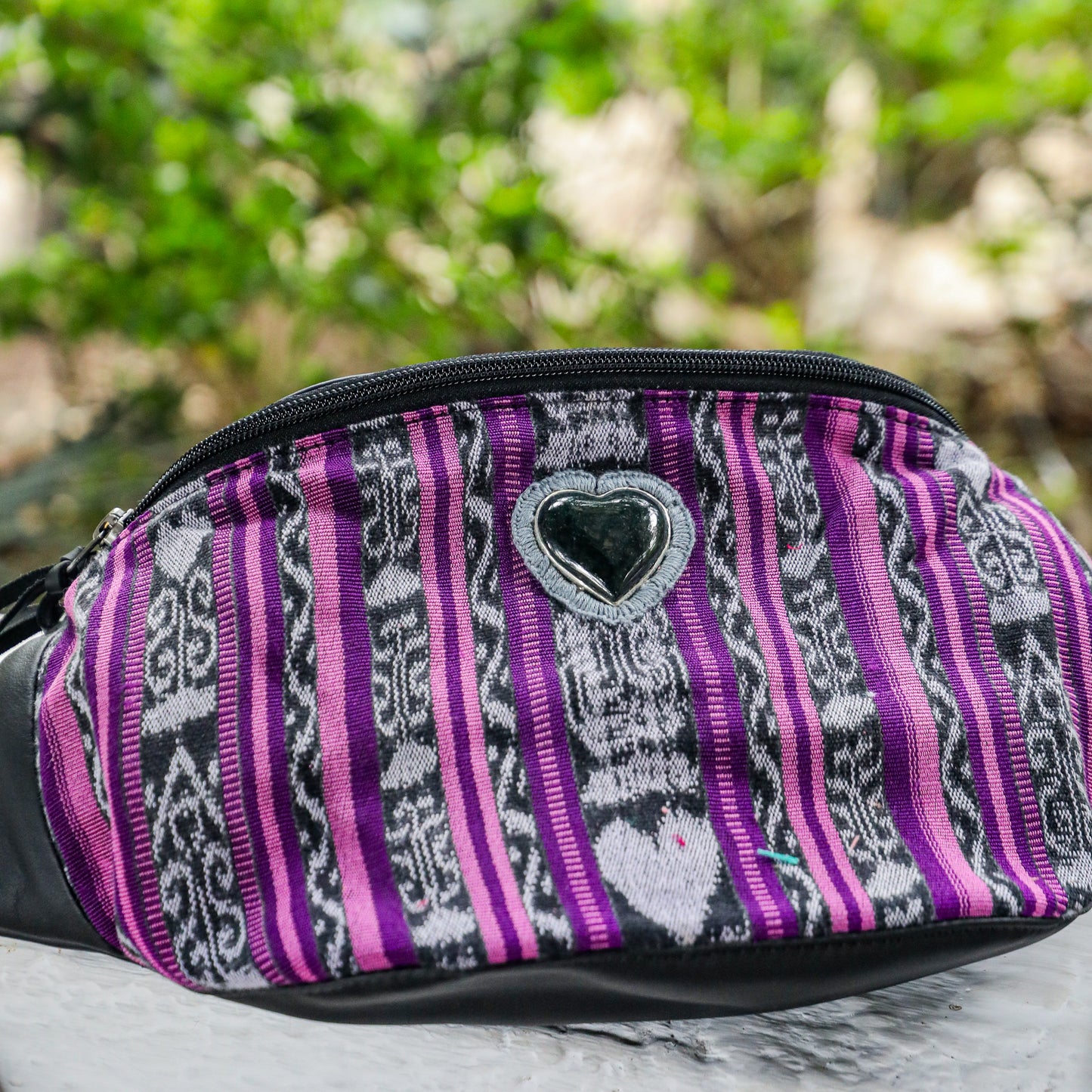 ♡ EL DON MANNY PACK - HEART JADE ♡ - VINTAGE CORTE - BLACK - NO. 19487