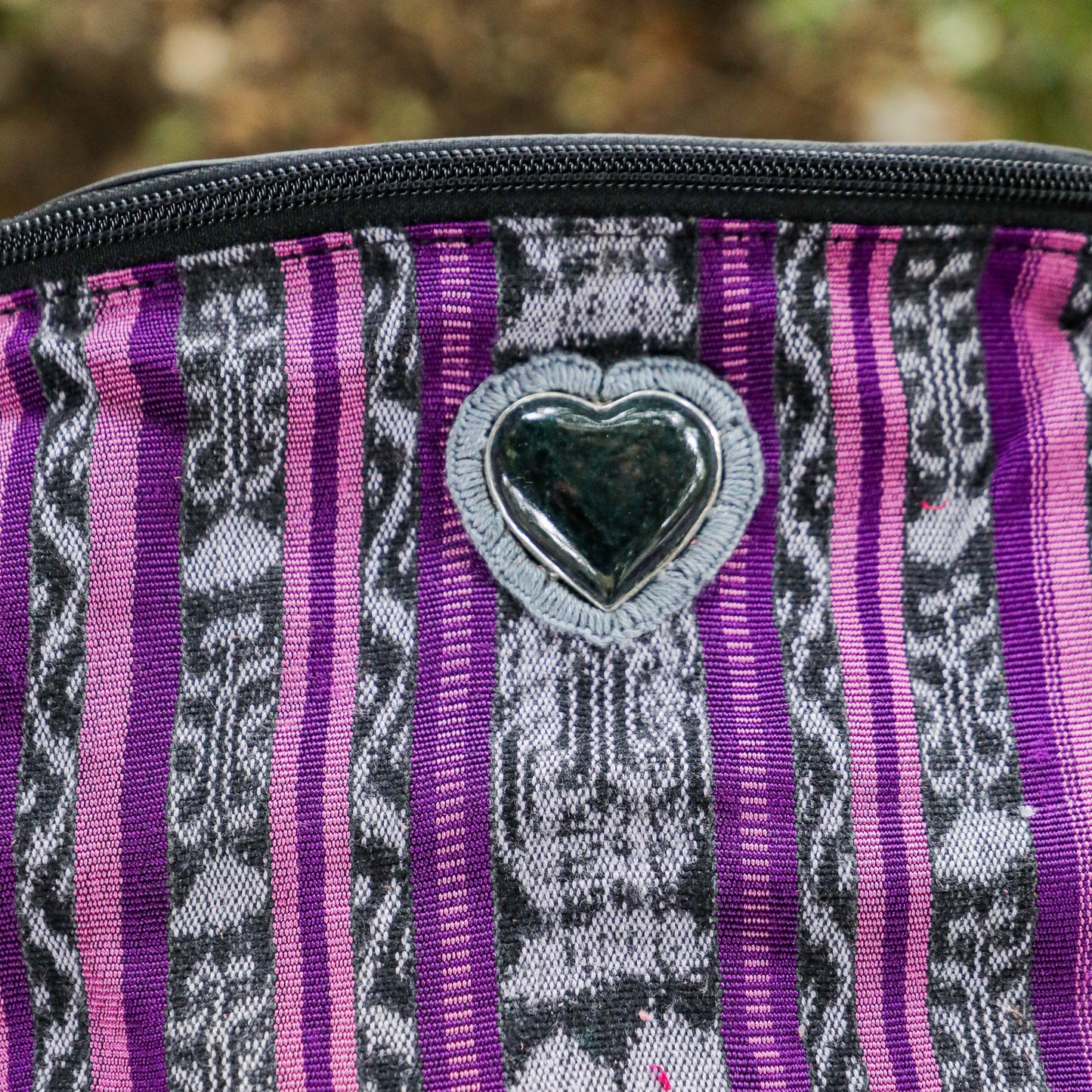 ♡ EL DON MANNY PACK - HEART JADE ♡ - VINTAGE CORTE - BLACK - NO. 19487