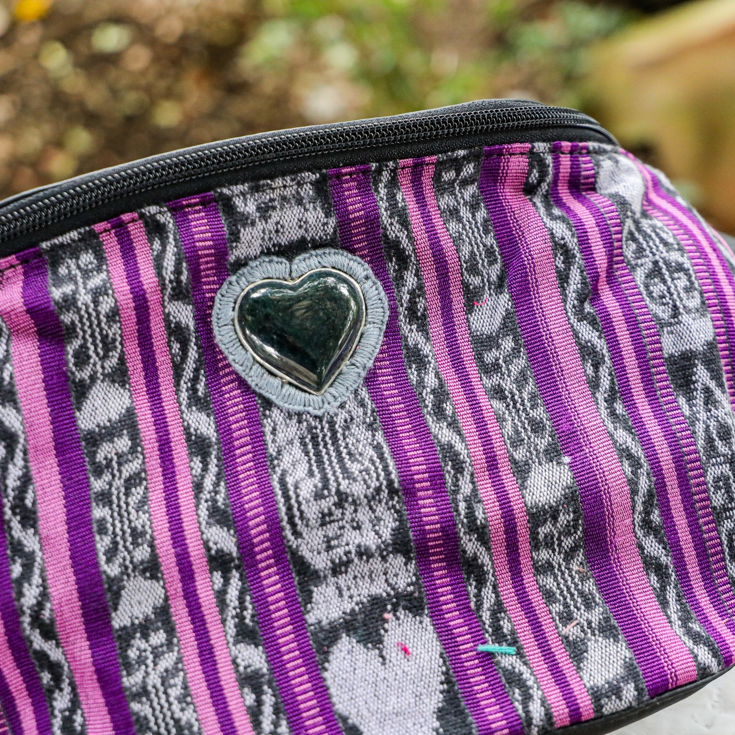 ♡ EL DON MANNY PACK - HEART JADE ♡ - VINTAGE CORTE - BLACK - NO. 19487