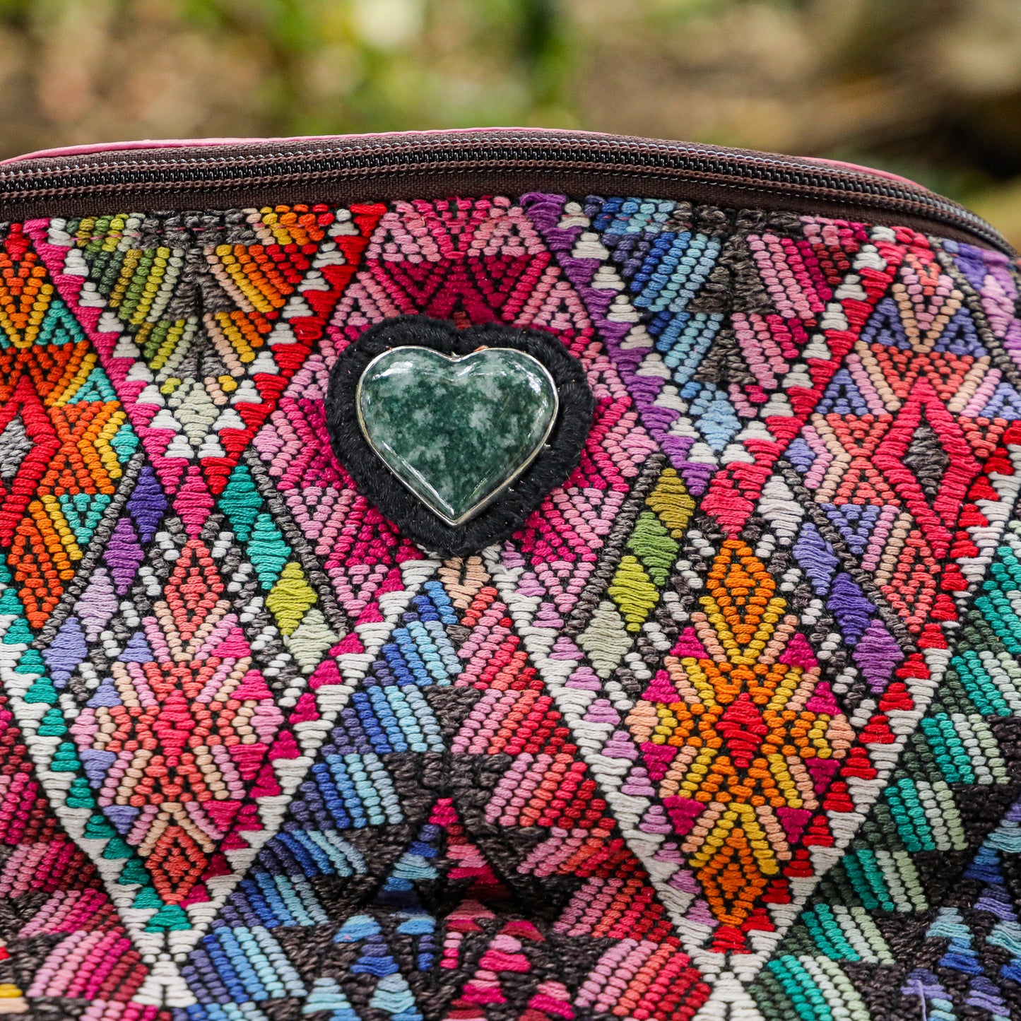 ♡ EL DON MANNY PACK - HEART JADE ♡ - OOAK HUIPIL - JAZZY - NO. 19486