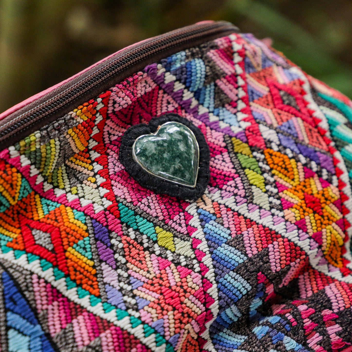 ♡ EL DON MANNY PACK - HEART JADE ♡ - OOAK HUIPIL - JAZZY - NO. 19486