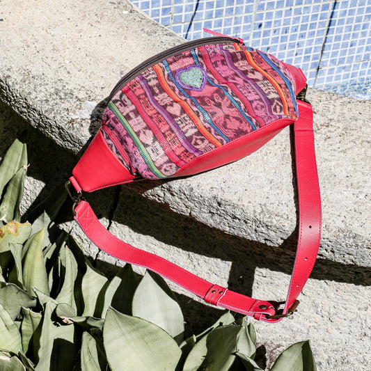 ♡ EL DON MANNY PACK - HEART JADE ♡ - VINTAGE CORTE - RASPBERRY - NO. 19681