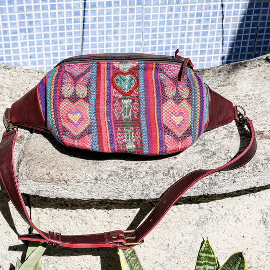 ♡ EL DON MANNY PACK - HEART JADE ♡ - VINTAGE CORTE - VINO TINTO - NO. 19684