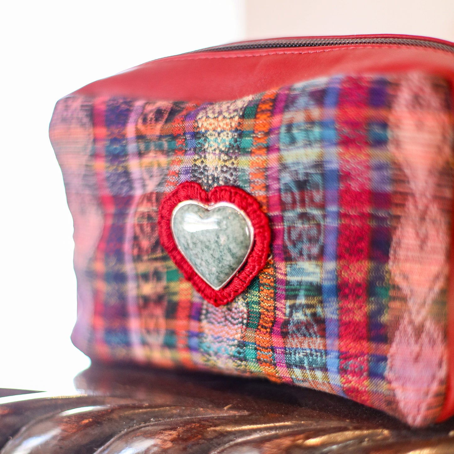 ♡ WANDER CROSSBODY BAG + STRAP SET - HEART JADE ♡ - CORTE - CHILI PEPPER - NO. 19678