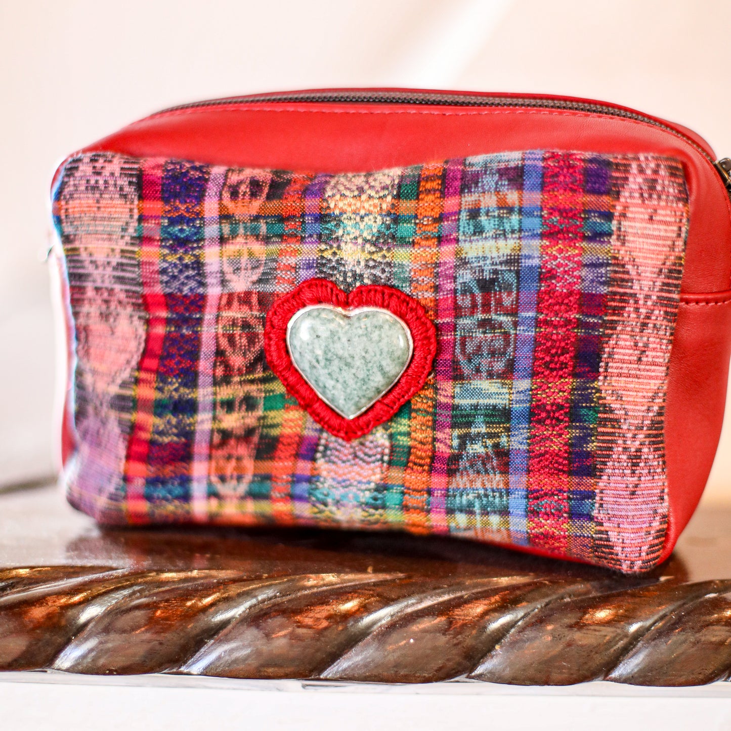 ♡ WANDER CROSSBODY BAG + STRAP SET - HEART JADE ♡ - CORTE - CHILI PEPPER - NO. 19678