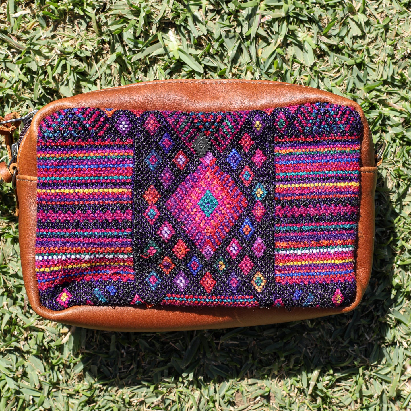 WANDER CROSSBODY SET - OOAK HUIPIL - CAFE - NO. 19623