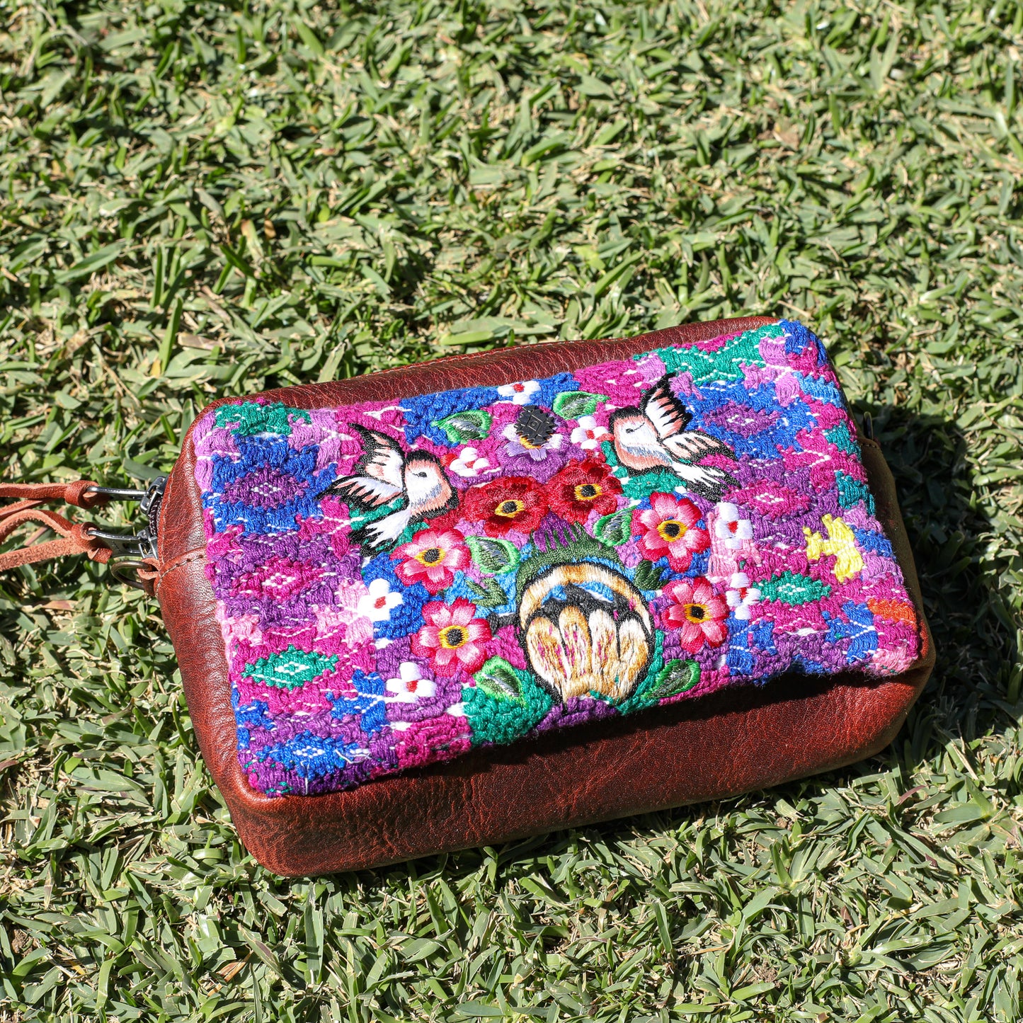 WANDER CROSSBODY SET - OOAK HUIPIL - COPPER - NO. 19618