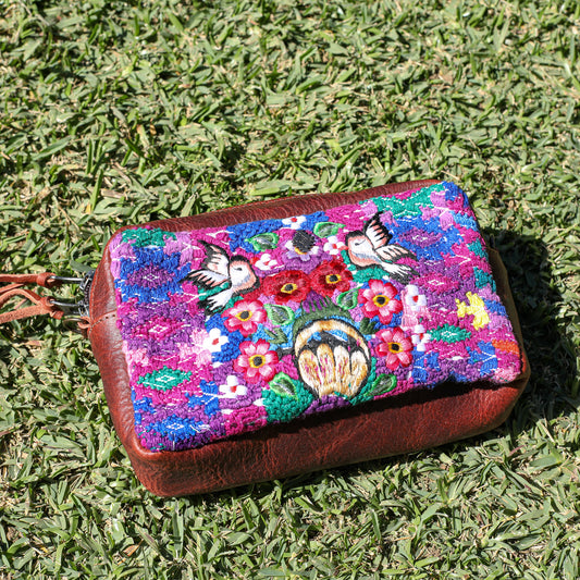 WANDER CROSSBODY SET - OOAK HUIPIL - COPPER - NO. 19618