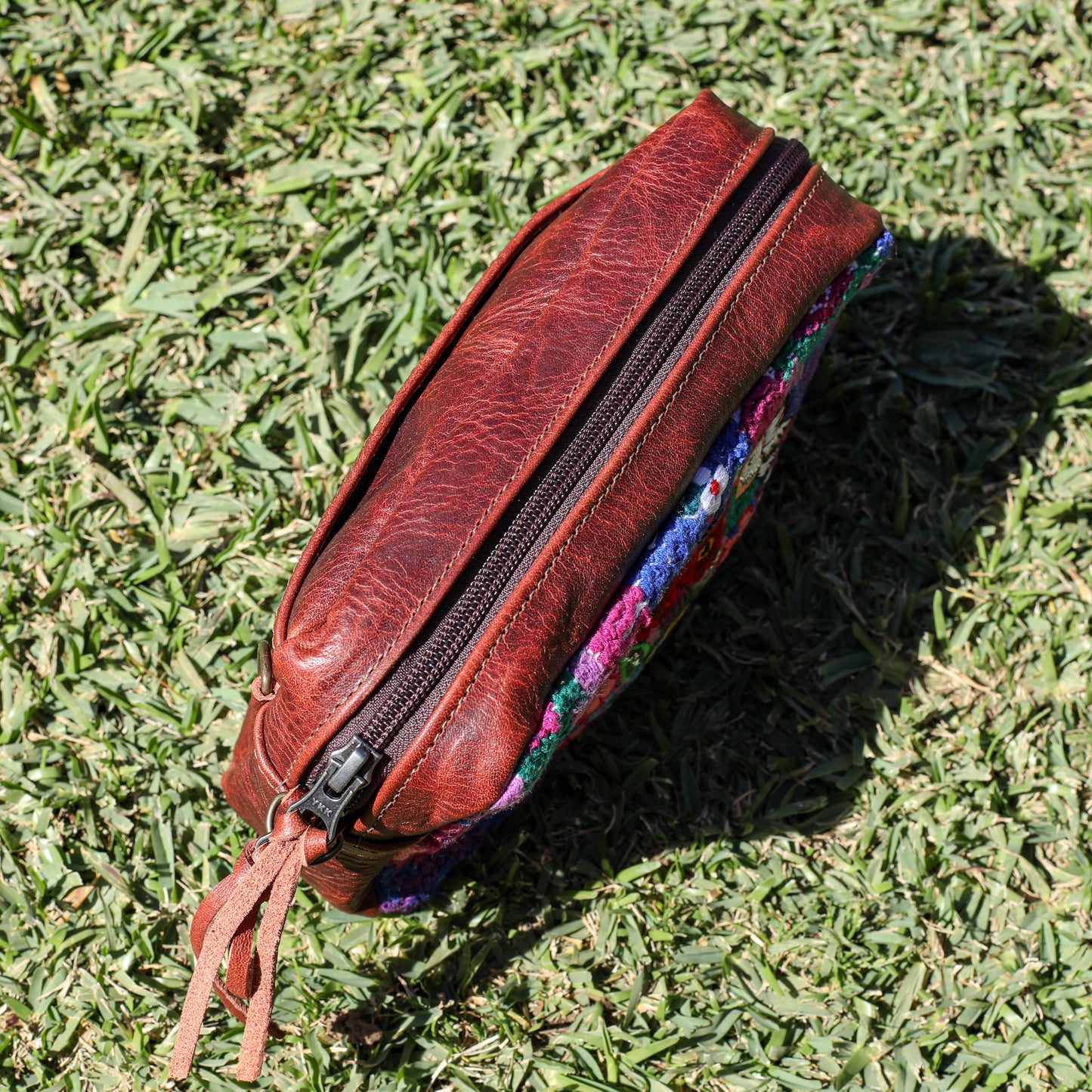 WANDER CROSSBODY SET - OOAK HUIPIL - COPPER - NO. 19618