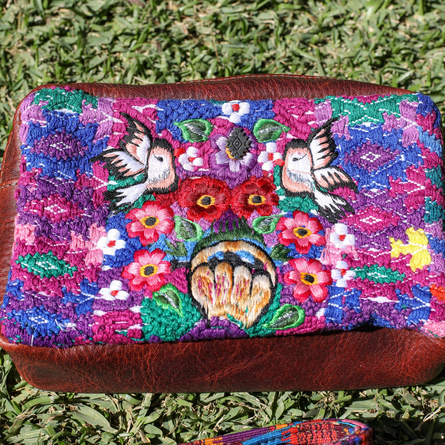 WANDER CROSSBODY SET - OOAK HUIPIL - COPPER - NO. 19618