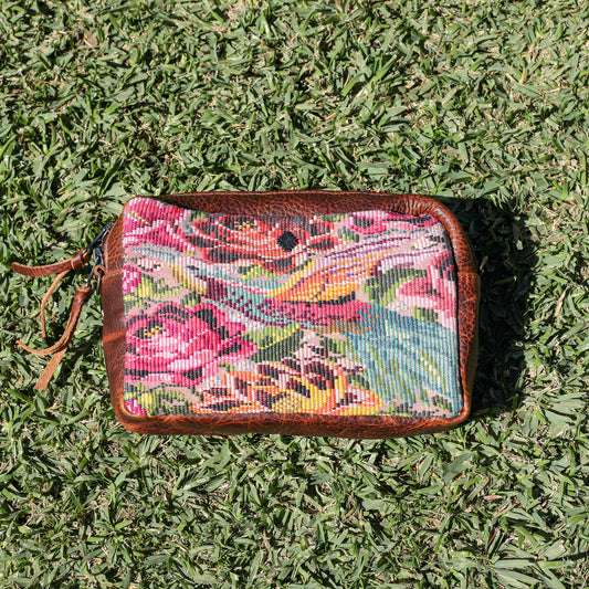 WANDER CROSSBODY SET - OOAK HUIPIL - HONEY - NO. 19624