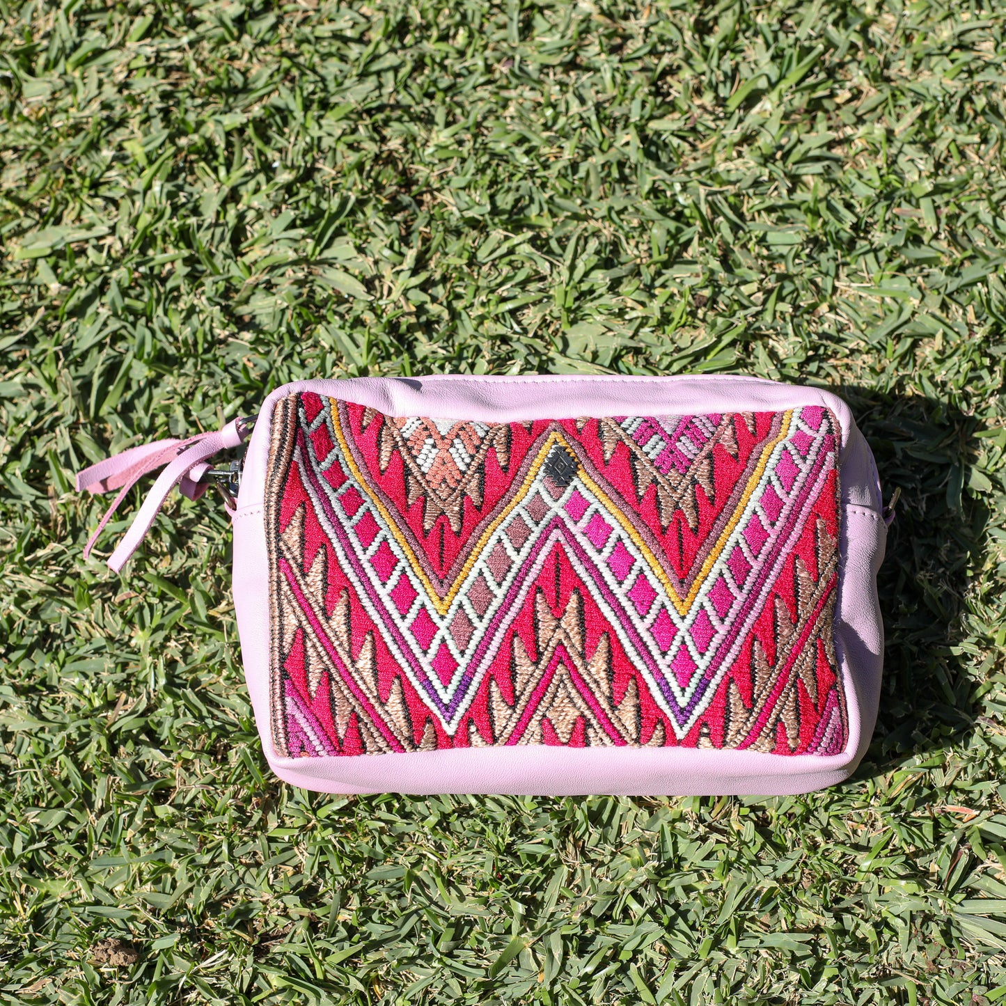 WANDER CROSSBODY SET - OOAK HUIPIL - LILAC - NO. 19620