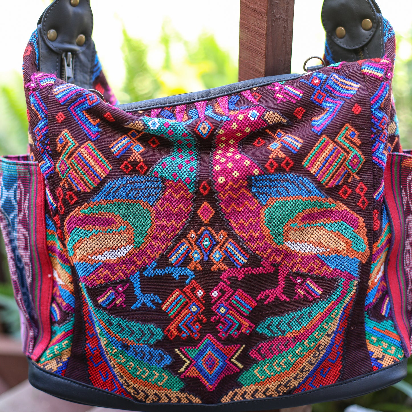 BEATRIZ CDB + DIAMANTE STRAP - OOAK HUIPIL - BLACK - NO. 19572