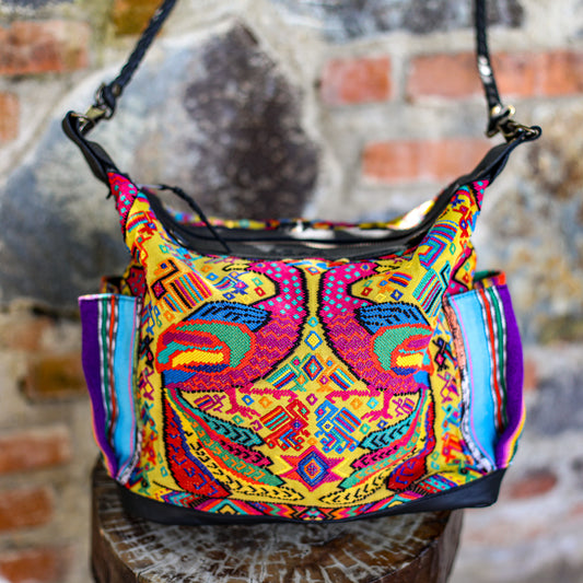BEATRIZ MCDB + DIAMANTE STRAP - OOAK HUIPIL - BLACK - 19594