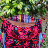 BEATRIZ MCDB + DIAMANTE STRAP - OOAK HUIPIL - CAFE - 19587