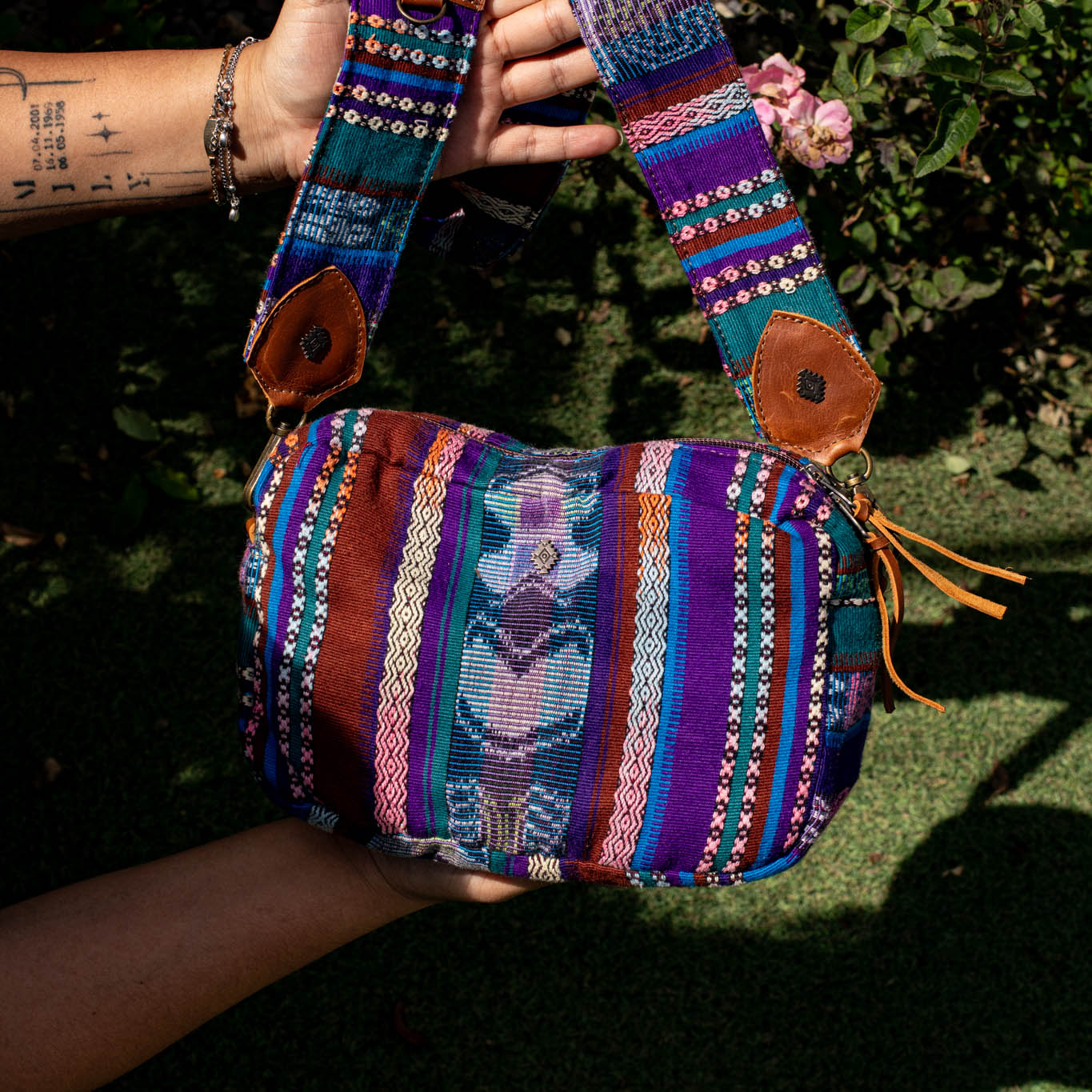 LARGE WANDER CROSSBODY BAG + STRAP SET - CORTE - CAFE - NO. 16802