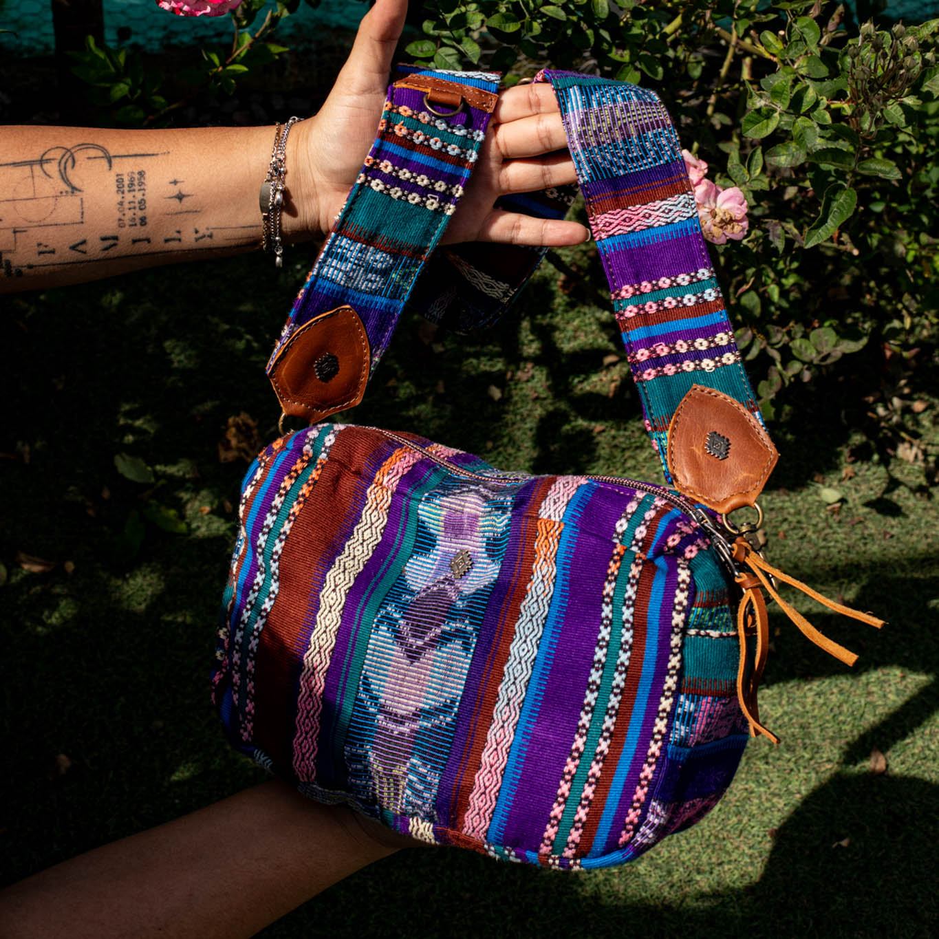 LARGE WANDER CROSSBODY BAG + STRAP SET - CORTE - CAFE - NO. 16802