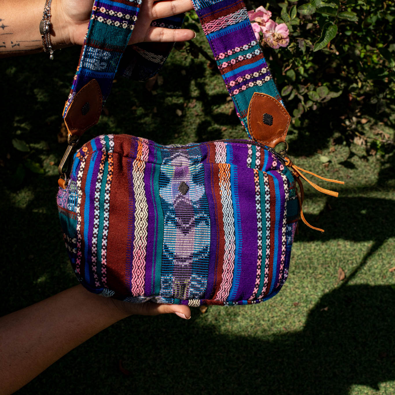 LARGE WANDER CROSSBODY BAG + STRAP SET - CORTE - CAFE - NO. 16802