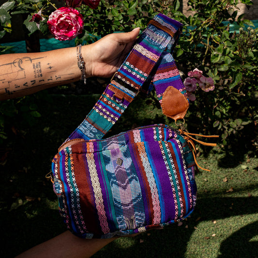 LARGE WANDER CROSSBODY BAG + STRAP SET - CORTE - CAFE - NO. 16802