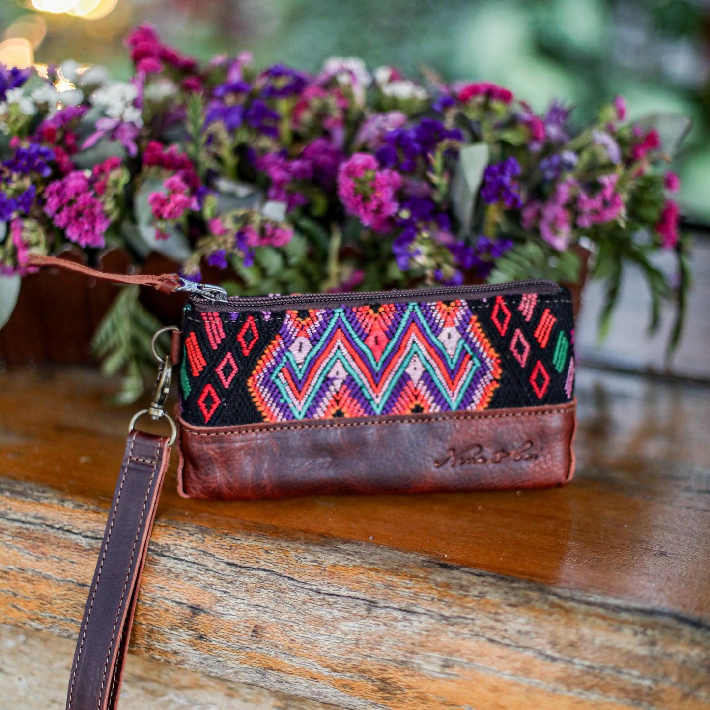 LITTLE BOSS CLUTCH - OOAK HUIPIL - COPPER - NO. 19219