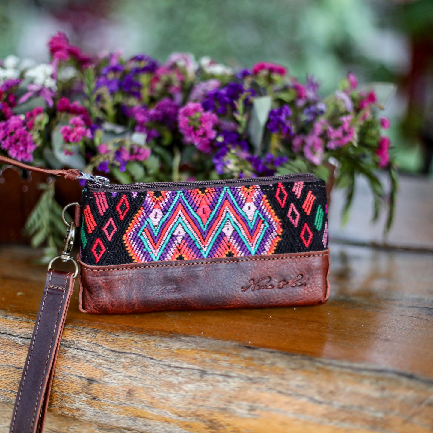 LITTLE BOSS CLUTCH - OOAK HUIPIL - COPPER - NO. 19219