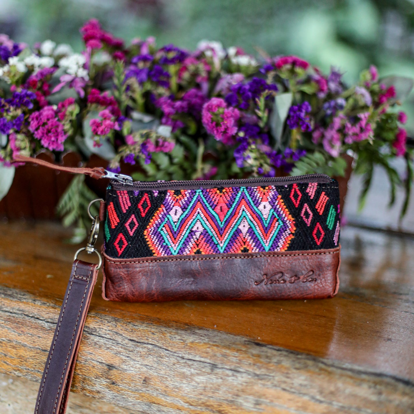 LITTLE BOSS CLUTCH - OOAK HUIPIL - COPPER - NO. 19219