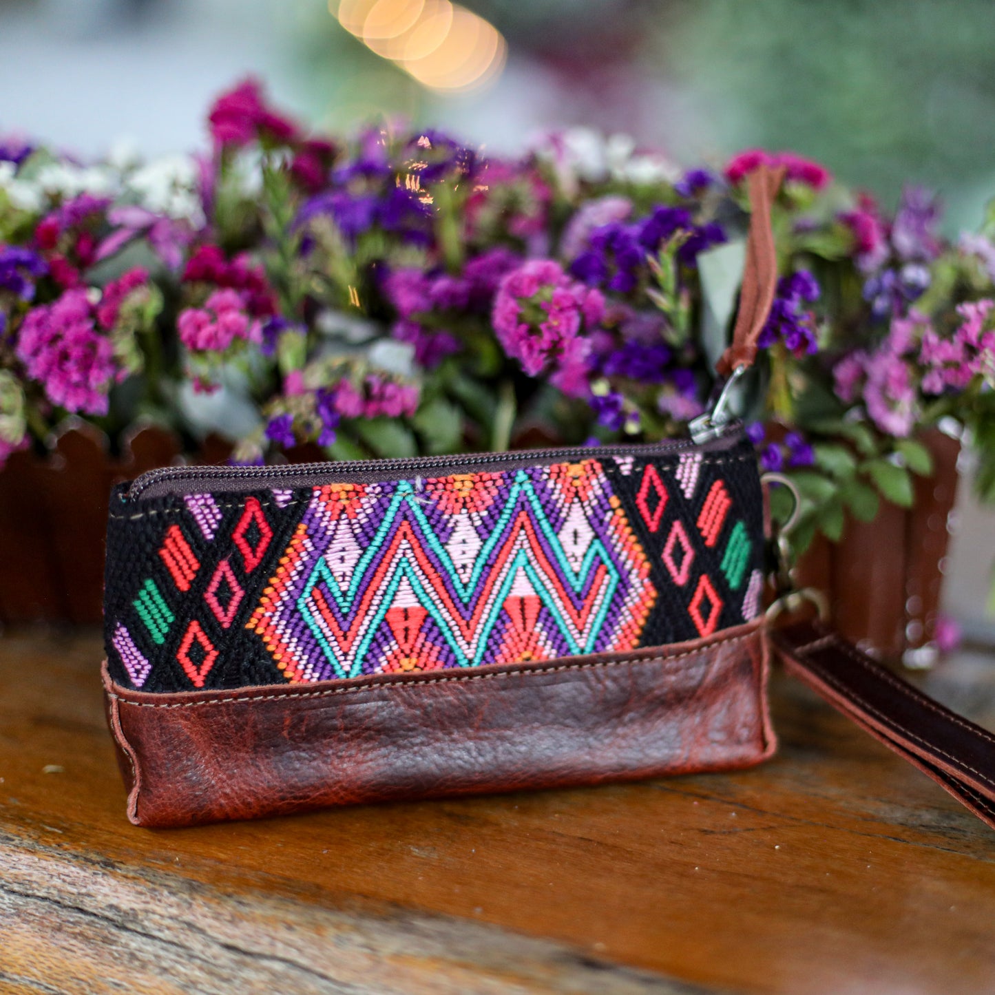 LITTLE BOSS CLUTCH - OOAK HUIPIL - COPPER - NO. 19219