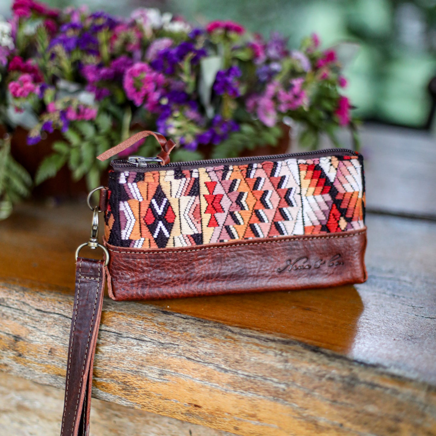 LITTLE BOSS CLUTCH - OOAK HUIPIL - COPPER - NO. 19217